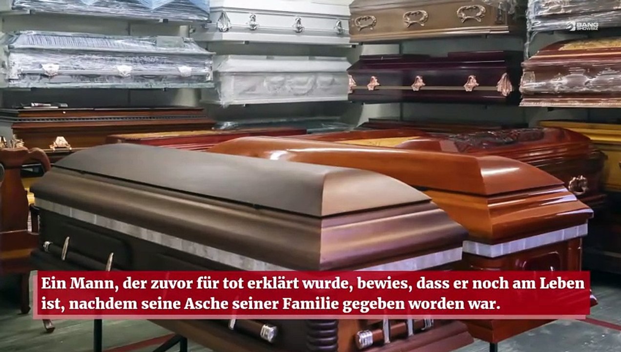Ein für tot erklärter Mann taucht wieder auf, nachdem seine Asche seiner Familie übergeben wurde