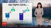 [날씨] 내일 아침까지 추위 심해…빙판길·도로 살얼음 유의