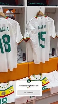 Sénégal-Gambie : Le vestiaire des lions est prêt