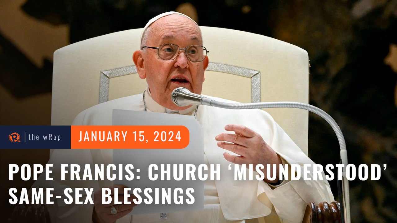 Pope Francis defends same-sex blessings declaration, says it is misunderstood