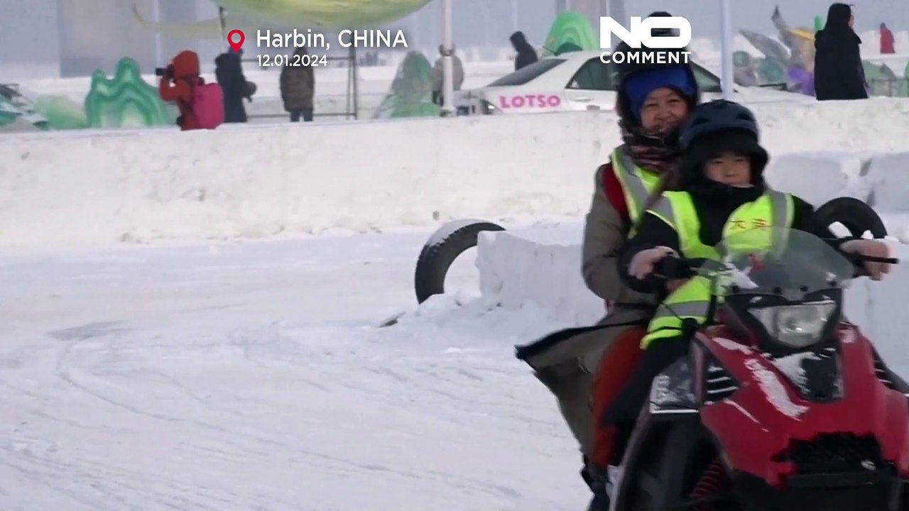 Chinas glitzernde 'Eisstadt' Harbin zieht Millionen Touristen an