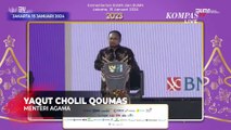 Penjelasan Menag Yaqut soal Prabowo Diundang di Natalan BUMN