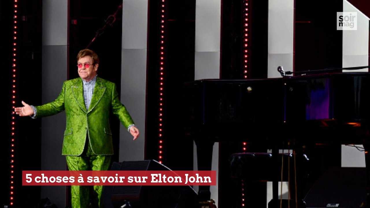 5 choses à savoir sur Elton John