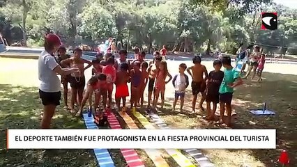 El deporte también fue protagonista en la Fiesta Provincial del Turista