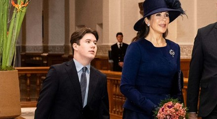 Primer acto oficial de los reyes Federico y Mary de Dinamarca