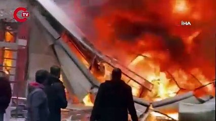 Şanlıurfa’da korkutan depo yangını!