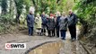 'We're trapped in our tiny village by 90 potholes and flooded roads - we just want the council to fix them'