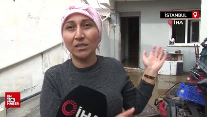 Esenyurt’ta İSKİ'ye ait rögar kapağı patladı: İki evi su bastı
