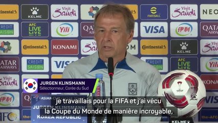 Corée du Sud - Klinsmann : "Nous voulons aller loin"