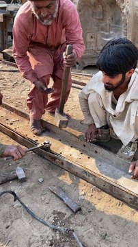 Experience Old Man Work On Truck Frame #truck #truckframe #restoration #ytshorts #shortsvideo