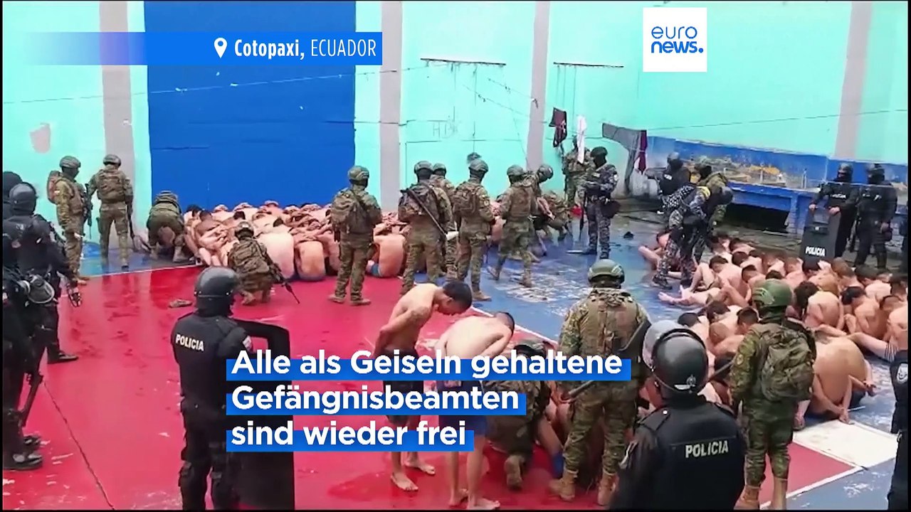 Militär und Polizei greifen in Ecuadors Gefängnissen durch