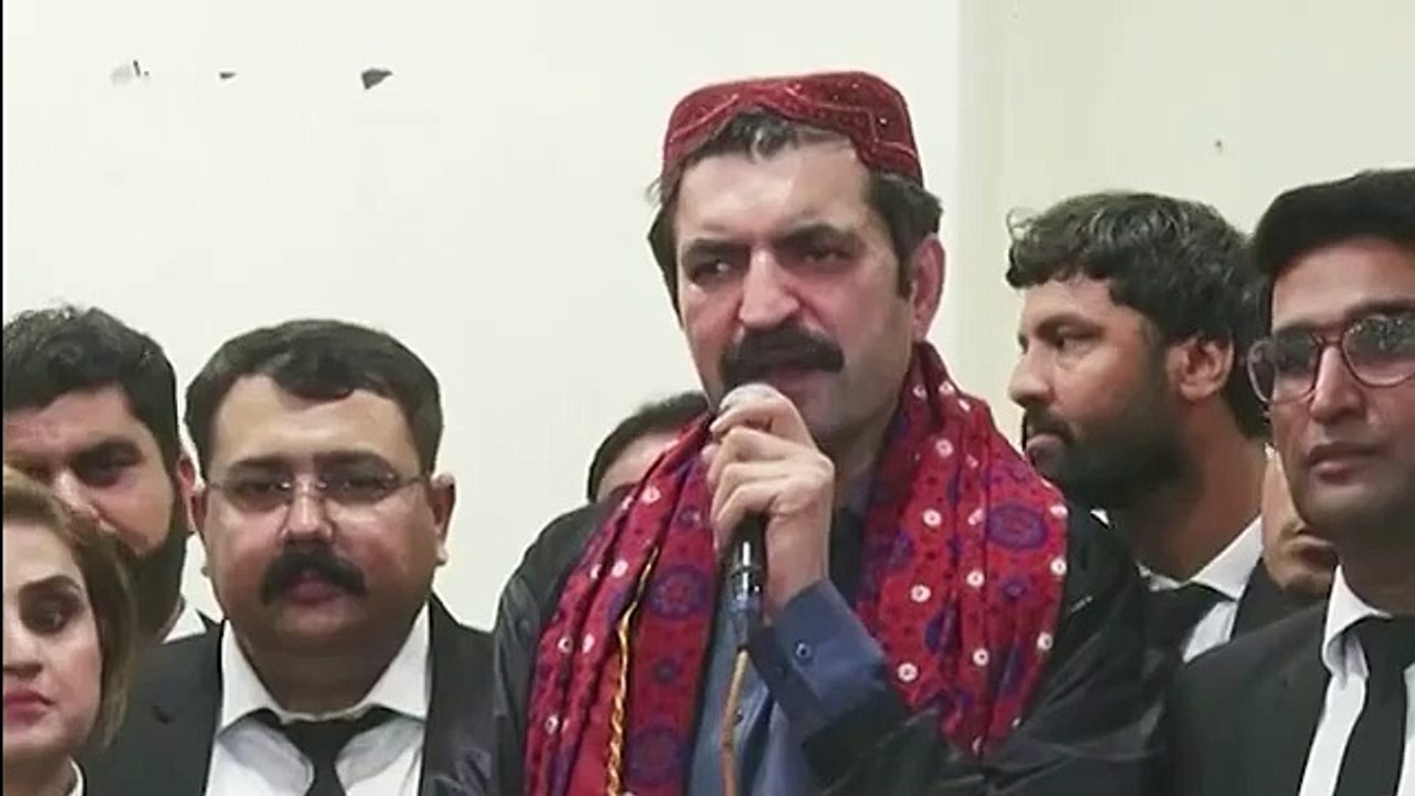 Sher Afzal Marwat Aggressive Speech at Hyderabad / PTI Bat Symbol Decision