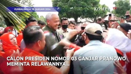 Ganjar Pranowo: Relawan Kalau Kampanye Jangan Pakai Knalpot Brong