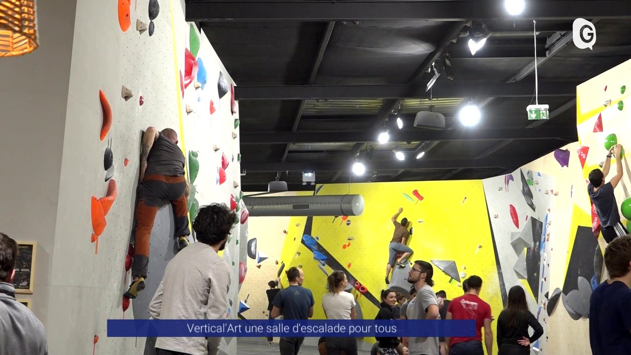Reportage - Vertical'Art une salle d'escalade pour tous
