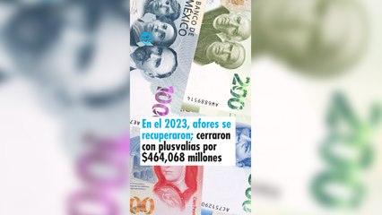 En el 2023, afores se recuperaron; cerraron con plusvalías por $464,068 millones