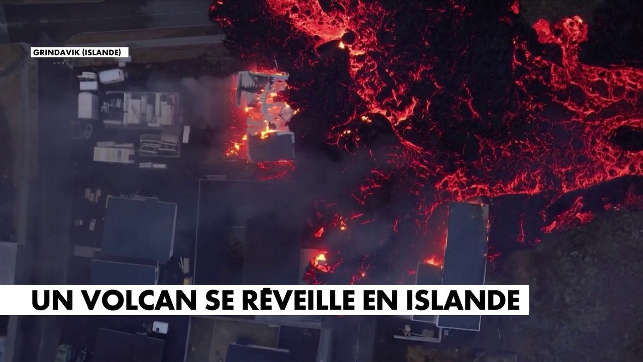 Un volcan se réveille en Islande