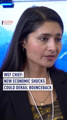 WEF Chief: new economic shocks could derail bounceback