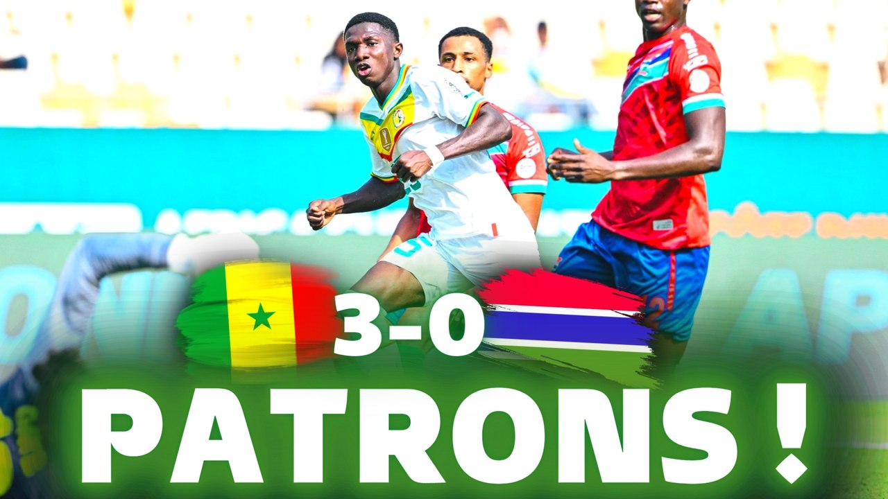  Le SÉNÉGAL CLIMATISE LA GAMBIE 3-0 ! LAMINE CAMARA HOMME DU MATCH