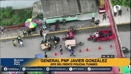 Tumbes: PNP vigila con drones la frontera con Ecuador
