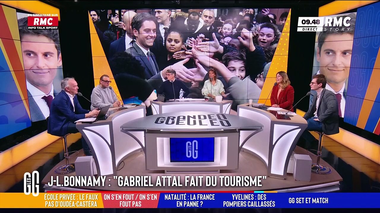 Un chroniqueur des Grandes Gueules critique Gabriel Attal...
