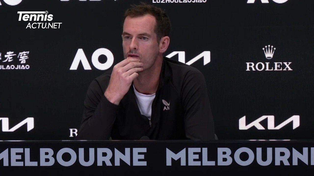 Open d'Australie 2024 - Andy Murray : "Quand vous êtes à un point de la fin, vous vous dites, je n'arrive pas à croire que c'est fini aussi vite"