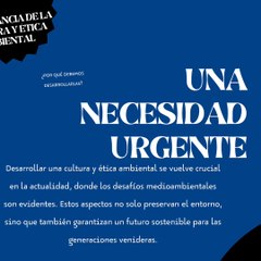 Miguel Mawad – Importancia de la cultura y ética ambiental. ¿Por qué debemos desarrollarlas?