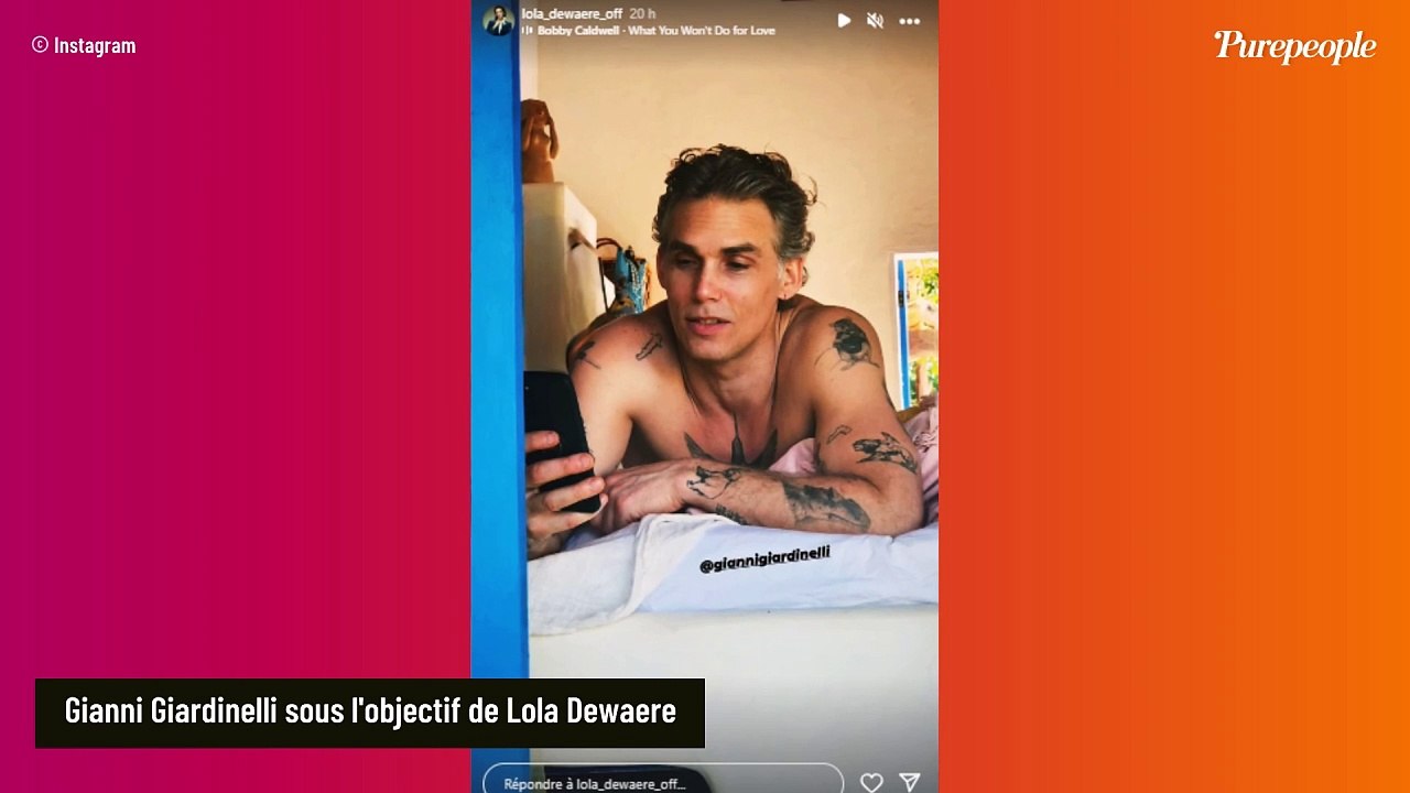 Lola Dewaere : Son petit ami, bien connu du public et très tatoué, se dévoile dans leur lit