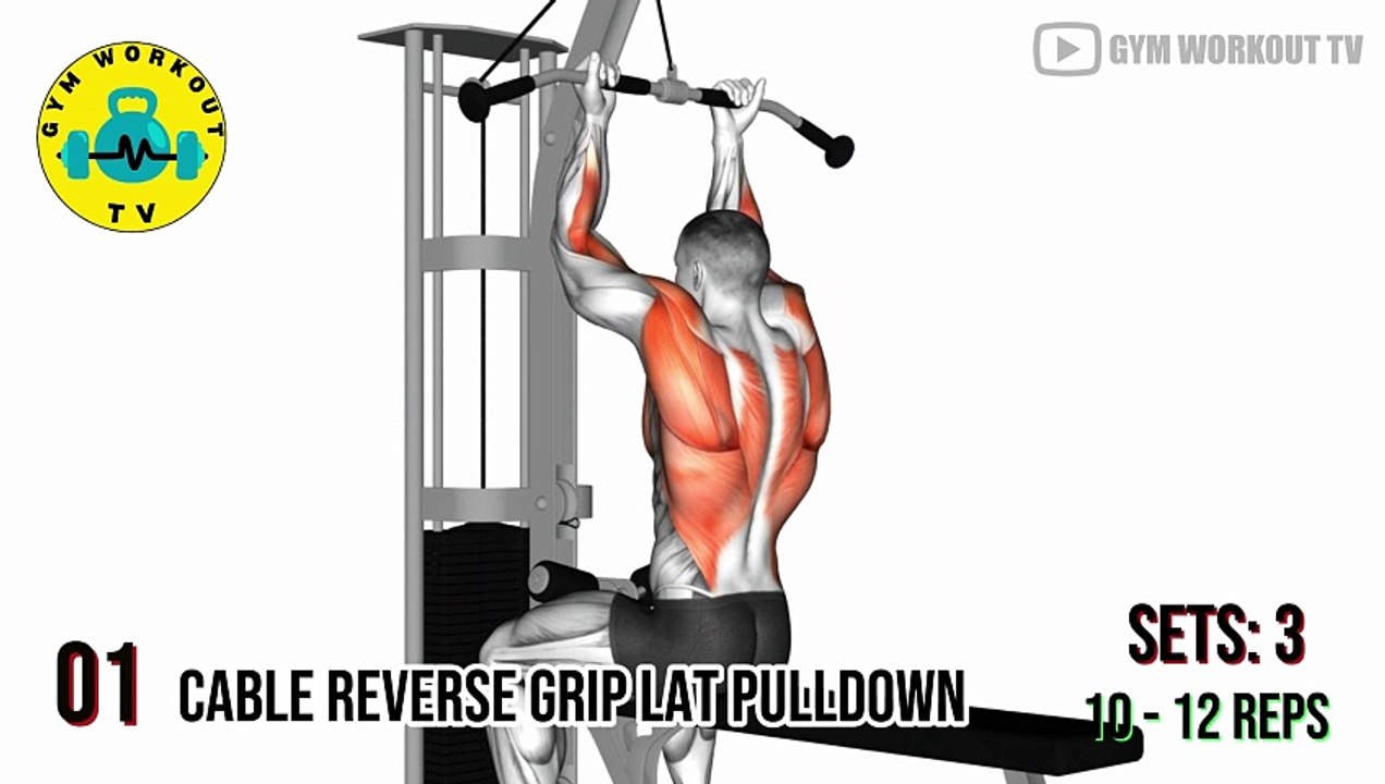 6 Best Exercises for Wider Lats | Lat Workout at Gym