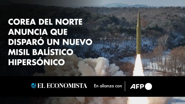 Corea del Norte anuncia que disparó un nuevo misil balístico hipersónico