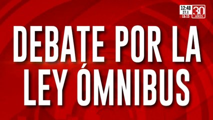 Debate por le Ley Ómnibus: ¿Qué va a pasar con los jubilados?
