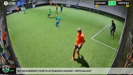 But de Damien(10 tickets LOTO) Barou-dagues - VERTS GALANT