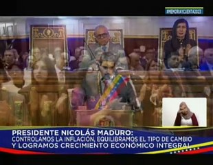Pdte. Maduro: Venezuela alcanzó la cifra más baja de inflación de un 2.4% en el mes de diciembre