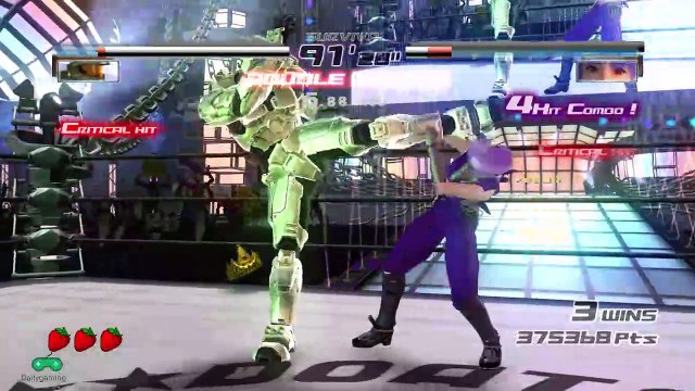 DEAD OR ALIVE 4 SURVIVAL MODE Kasumi AND SPARTAN 458 4K 60 FPS GAMEPLAY