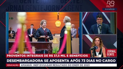 Desembargadora se aposenta após 73 dias no cargo com remuneração de mais de R$ 37 mil