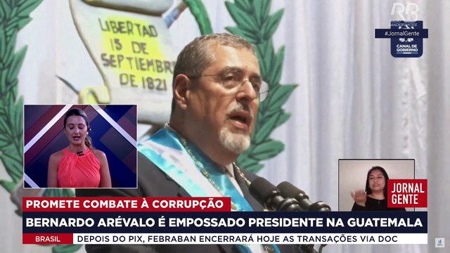 Congresso protesta contra posse de Bernardo Arévalo como presidente da Guatemala