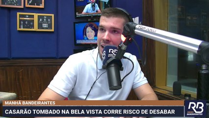 SP: Casarão na Bela Vista tem risco de desabamento