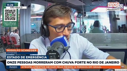 Rodolfo Schneider comenta temporais no Rio de Janeiro | BandNews TV