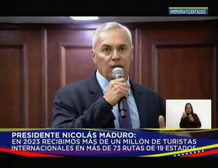 Min. de Turismo Alí Padrón: En 2023 superamos 1.2 millones de visitas internacionales