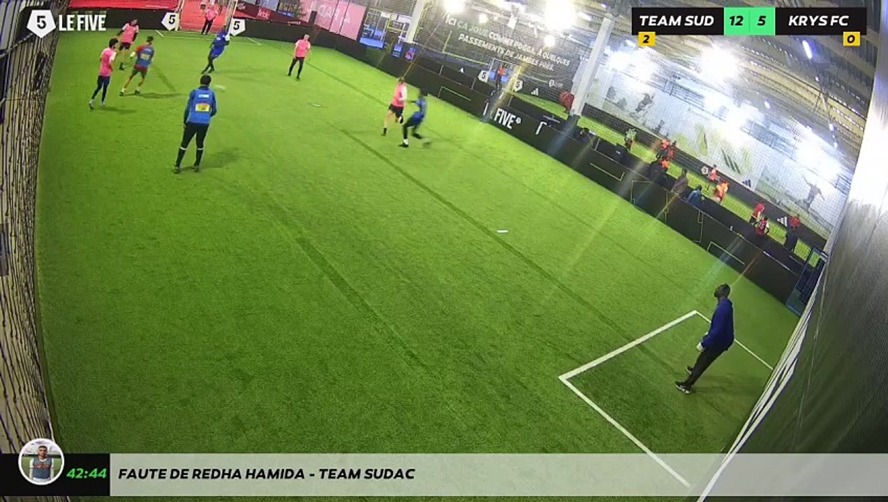 Faute de Redha HAMIDA - TEAM SUDAC