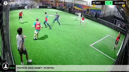 Faute de Jean LOUBET - FC INITIAL