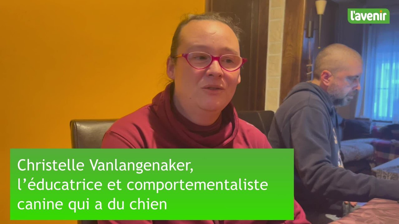 Christelle Vanlangenaker, l’éducatrice et comportementaliste canine qui a du chien