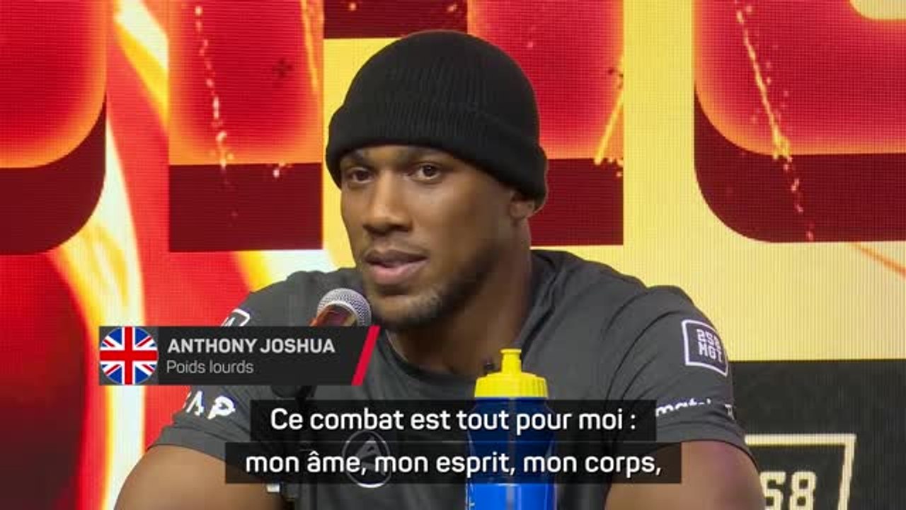 Poids lourds - Joshua : "Ce combat est tout pour moi : mon âme, mon esprit, mon corps"