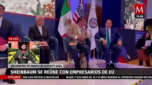 Claudia Sheinbaum se reúne con empresarios de EU: Queremos inversión con bienestar , dice
