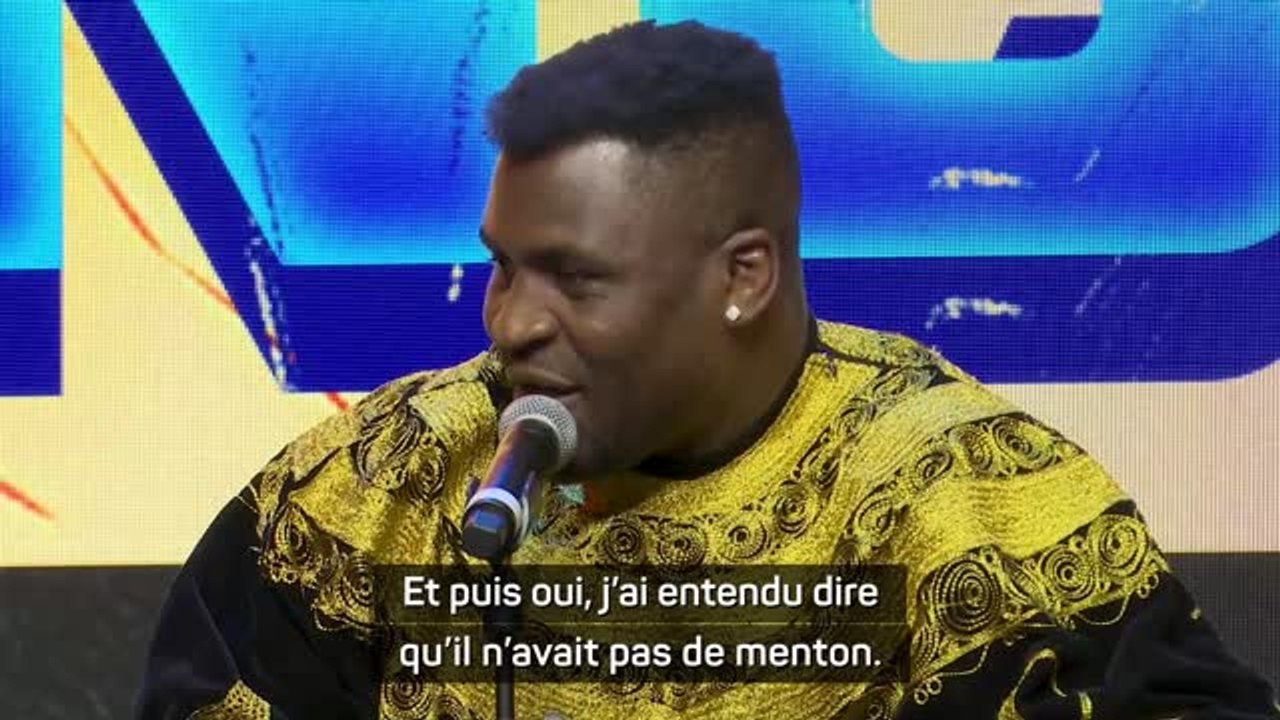 Poids lourds - Ngannou : "J'ai entendu dire que Joshua n'avait pas de menton"