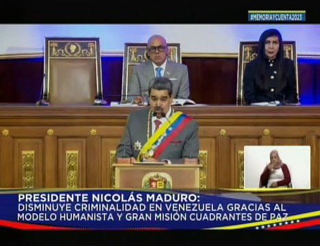 Pdte. Maduro: Logramos la incautación de 52.145 kg de drogas provenientes de Colombia en 2023