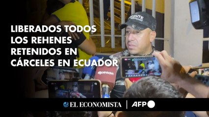 下载视频: Liberados todos los rehenes retenidos en cárceles en Ecuador