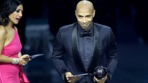 Thierry Henry makes Tottenham dig while accepting Fifa award on Lionel Messi’s behalf