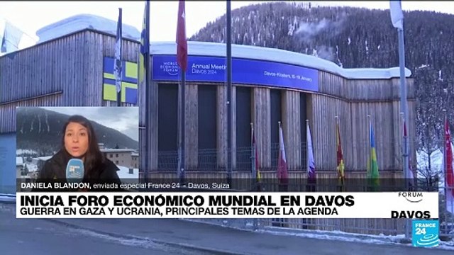 Informe desde Davos: conflictos armados, uno de los temas principales del Foro Económico Mundial
