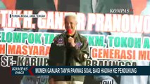 Momen Ganjar Tanya Panwas soal Bagi Hadiah ke Pendukung di Purbalingga