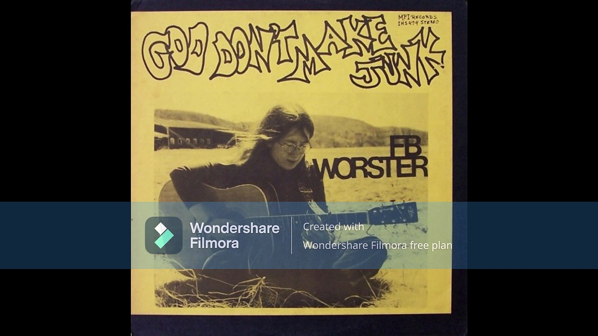 ⁣F.B. Worster – God Don't Make Junk  Folk, World, & Country, Folk 1974
